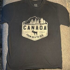 Michaels Black Short Sleeve Tee with Vintage Graphic